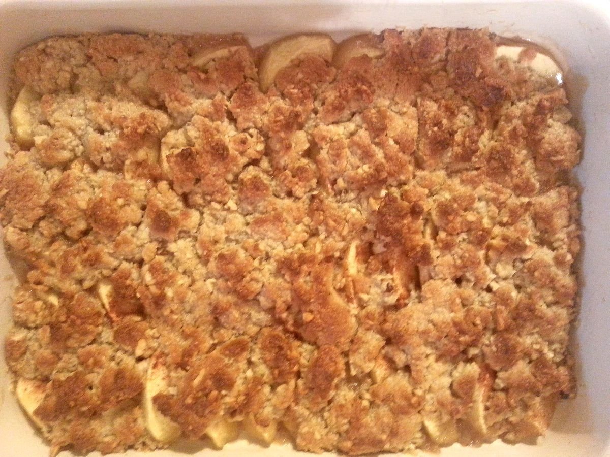 [recept] Jabolčni drobljenec