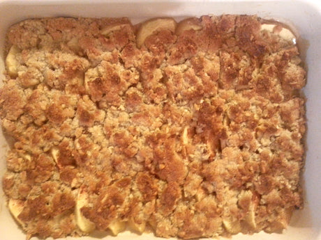[recept] Jabolčni drobljenec